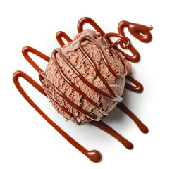 Fototapeta premium Chocolate ice cream