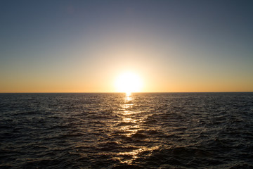 Sea sunset