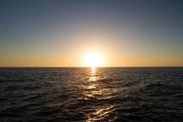 Sea sunset