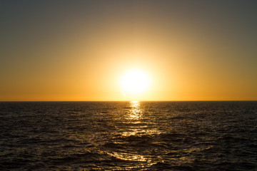 Sea sunset