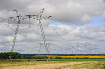 High voltage power line