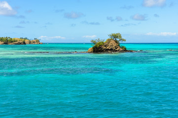 Small island near Nacula Island in Fiji