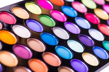 Artist palette isolated on white