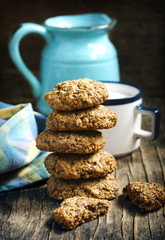 Oatmeal-Cocolate cookies