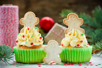 Christmas cupcakes