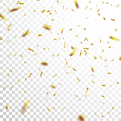 Golden Confetti. - obrazy, fototapety, plakaty