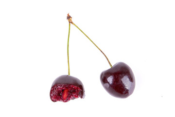 Cherry isolated on a white background