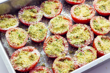 Tomatoes gratin
