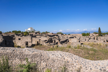 Fototapeta na wymiar Ruins of Pompeii, the ancient Roman city