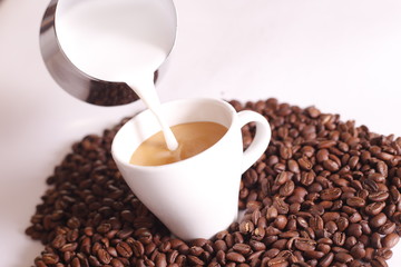 elaboración de cafe latte cappuccino cappuccino cafe latte