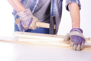 Handwerker bei der Arbeit