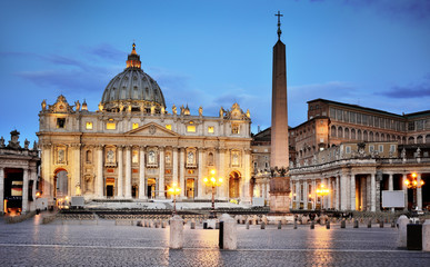 Fototapeta na wymiar Saint Peter's Basilica, Rome