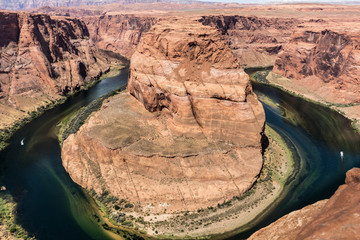 Boats along the bend