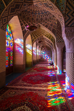 Der Iran - Shiraz  Nasir al Mulk Moschee