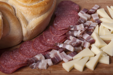 Homemade cakes for breakfast