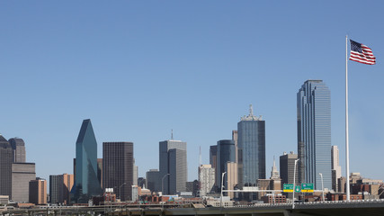 Fototapeta na wymiar Downtown Dallas skyline
