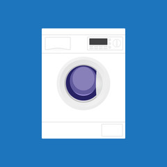 Isolated washing machine icon