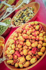 Olives and articholes for sale