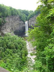 Waterfall in a gorge