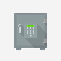 Digital safe vector icon