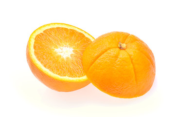 orange isolated on white