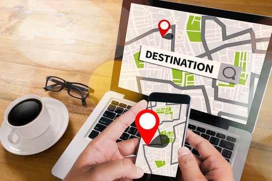 City Map DESTINATION Route Way Route Way Route  City Map Destina