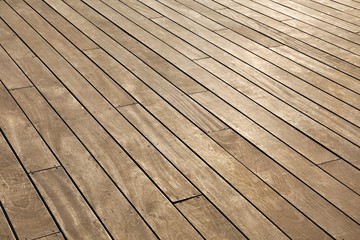 Wood deck lumber