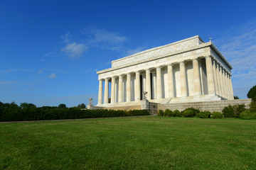 Fototapeta na wymiar Lincoln Memorial in Washington Lincoln Memorial in Washington DC, USA.