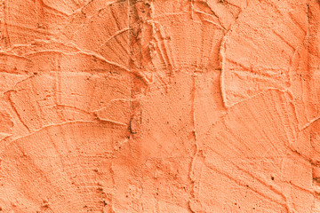 pattern of orange cement wall