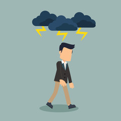 businessman depressed