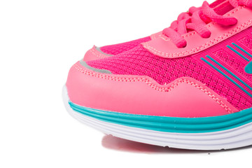 Woman shoes isolated on the white
