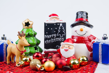 Christmas item for decoration on christmas day.Theme Christmas b