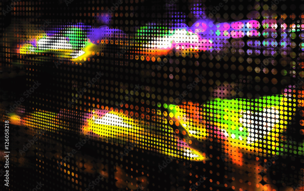 Fototapete abstract color dot background