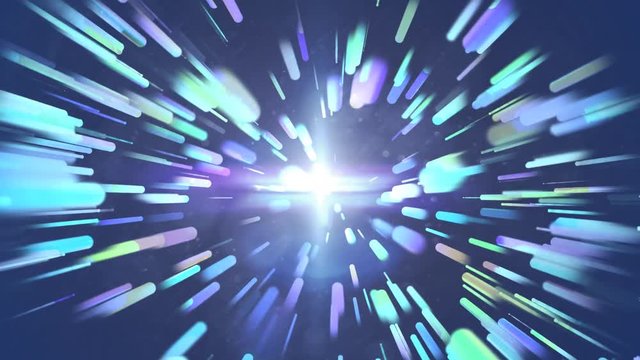 colorful light rays abstract motion background
