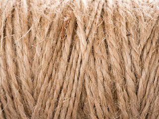 Jute twine closeup