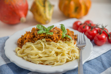 Pasta mit Bolognese Sauce