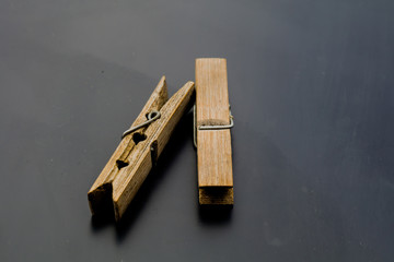 Old Wooden Clothespins