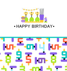 Vector Illustration of a Happy Birthday
