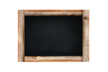 Blank wooden blackboard label , chalkboard label , garden sign a