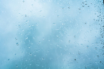 Rain Drops on Window Filtered
