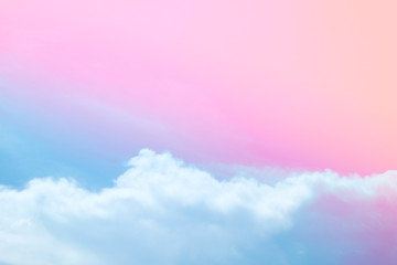 abstract soft sky cloud with gradient pastel vintage color for backdrop background use - 126064847