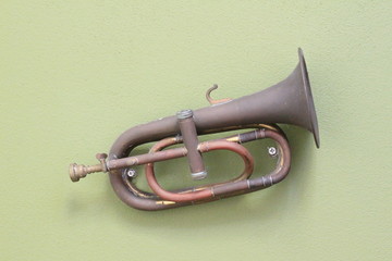 Old vintage trumpet © naiauss