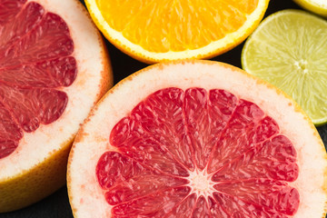 Citrus Slices Closeup