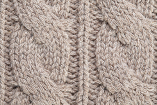image of knitted fabric texture