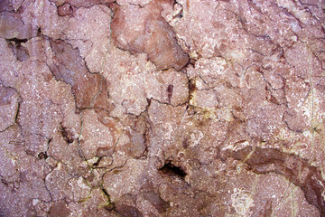 Cracked and porous colorful mrable stone stone texture.