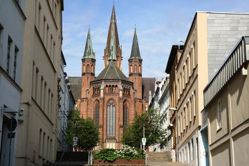 Fototapeta premium Paul Church in Schwerin, Mecklenburg Vorprommern Germany