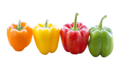 Isolated Bell Peppers