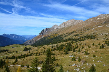 Fototapeta na wymiar altopiano del Montasio
