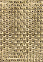 Patterns from Walls of earthenware Tile background