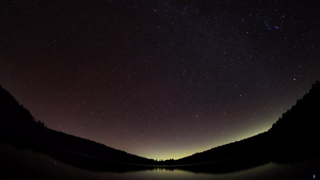 長野県白駒池星景タイムラプス